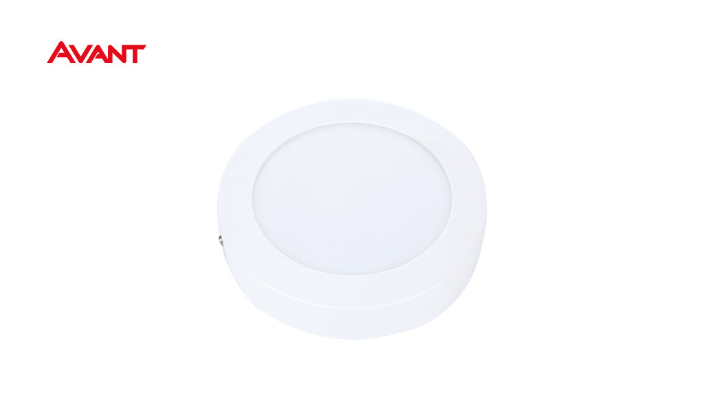 LUMINARIA AVANT LED ALUMINIO 18W SOBREPOR REDONDA COR BRANCA - COR DE LUZ 3000K AMARELA