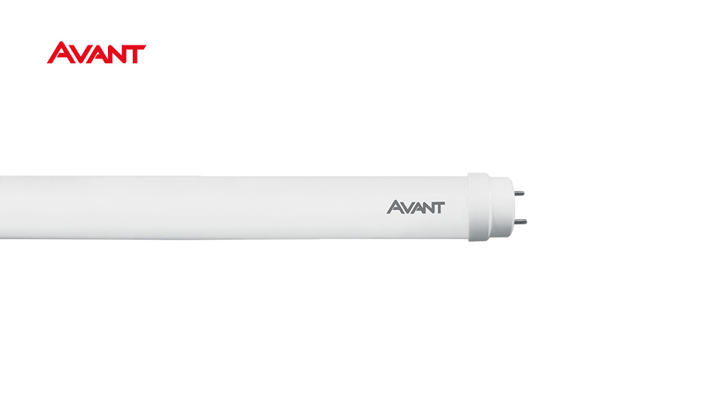 LAMPADA AVANT TUBULAR LED  9W T8 VIDRO - 6500K LUZ BRANCA
