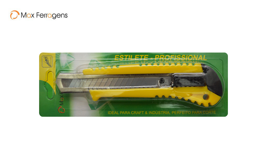 ESTILETE MAX C/ LAMINA 18MM A-100 PROF