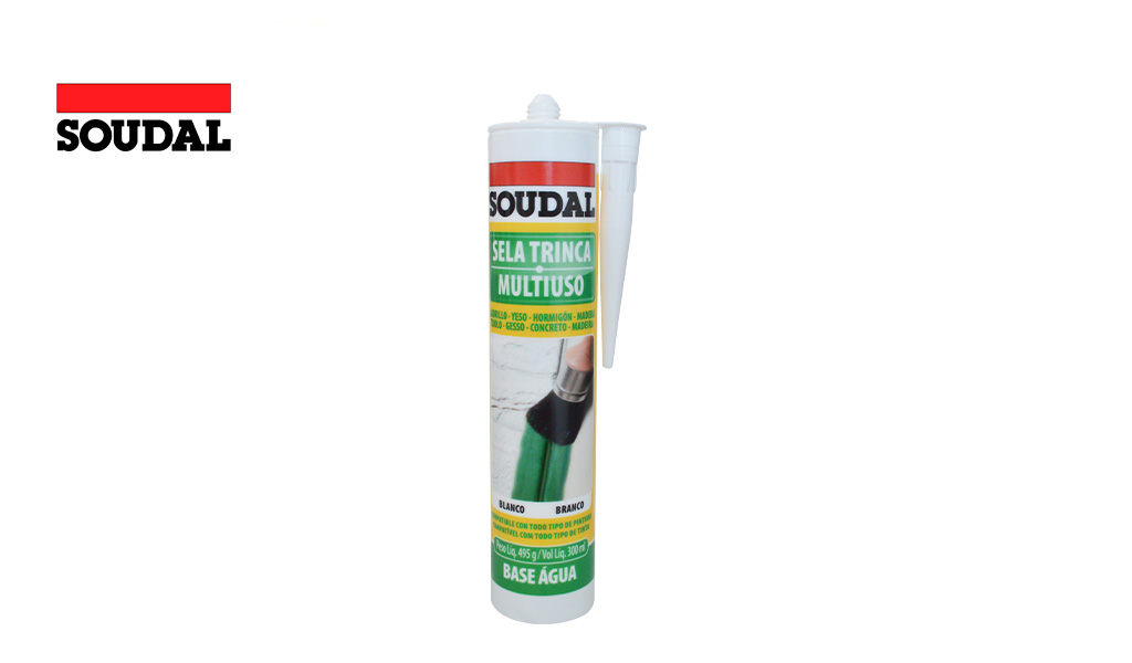 SELA TRINCA SOUDAL 300ML/500GR BRANCO