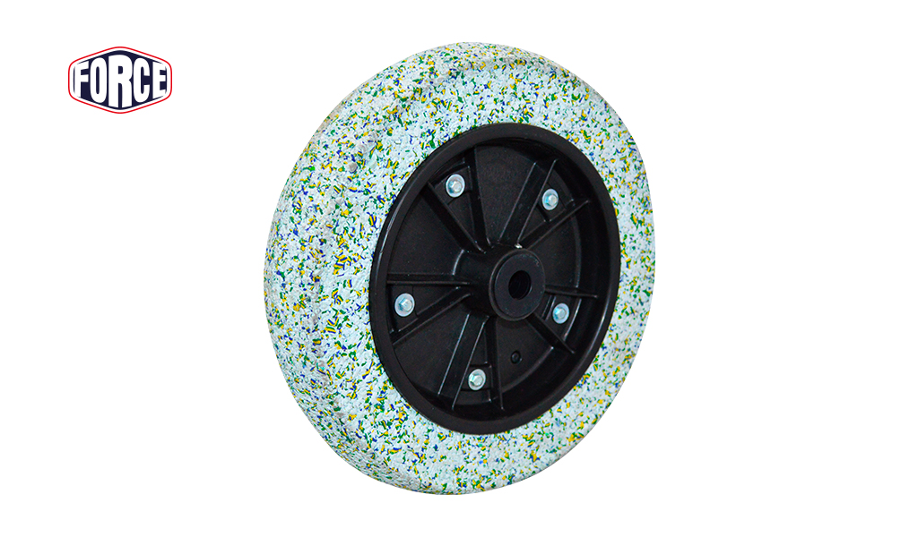 RODA FORCE C/PNEU MACICO LEVE 3,25X8 26MM