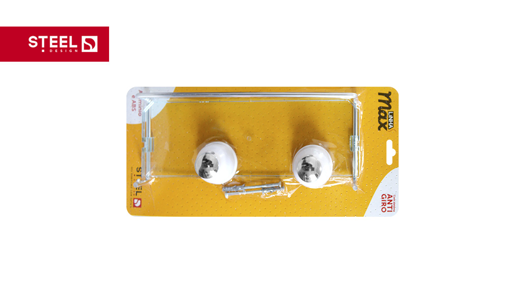 STEEL/MAX PORTA SHAMPOO ABS BR