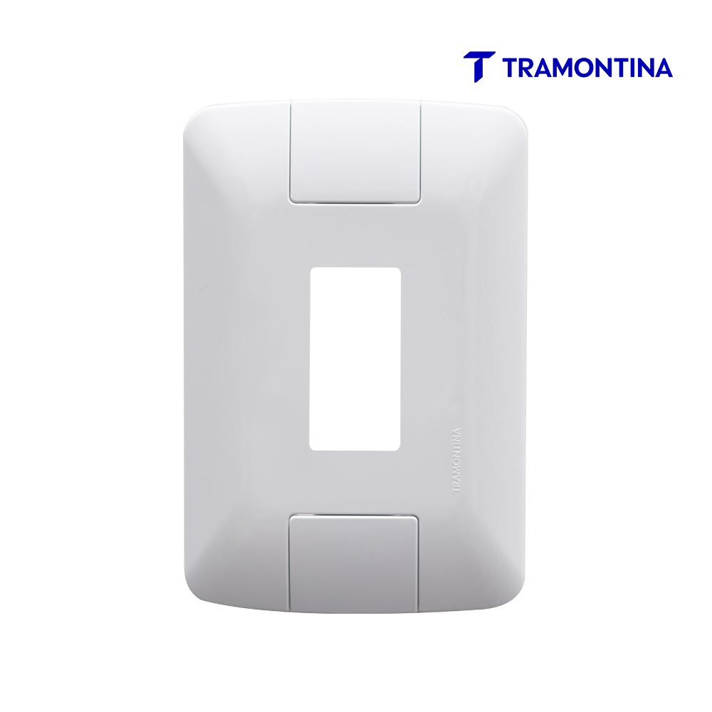 TRAMONTINA ARIA PLACA 1P VERTICAL 4X2” BR