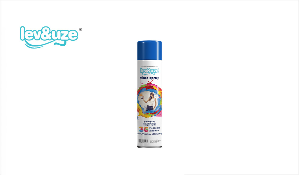 SPRAY LEV&UZE U.GERAL AZ MEDIO 400ML