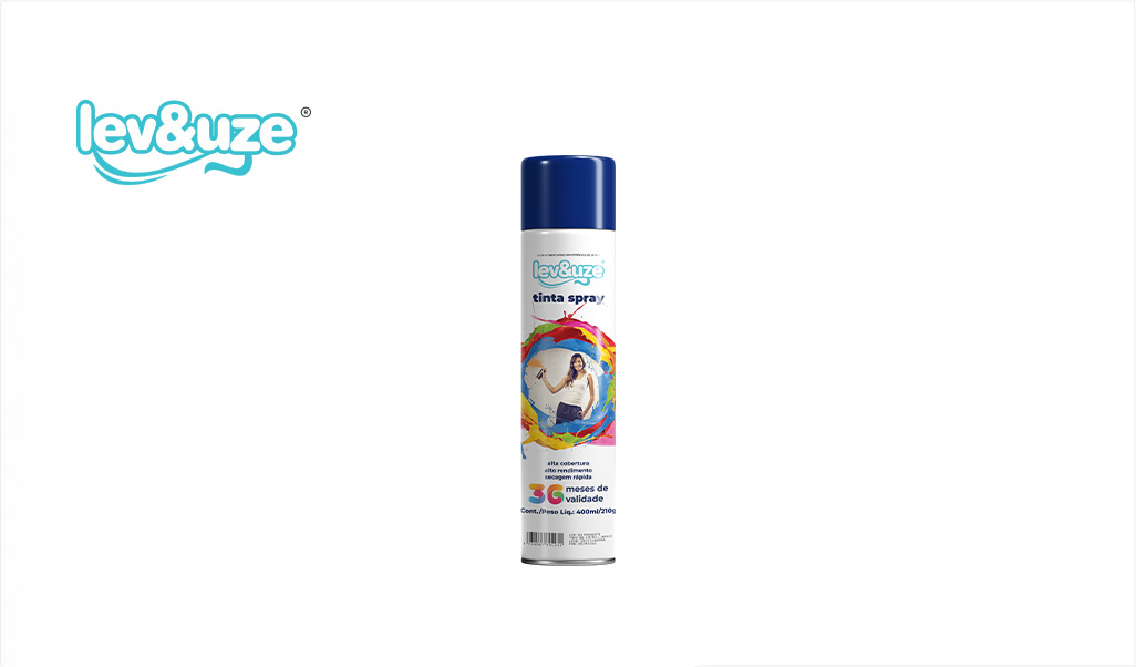 SPRAY LEV&UZE U.GERAL AZ ESCURO 400ML