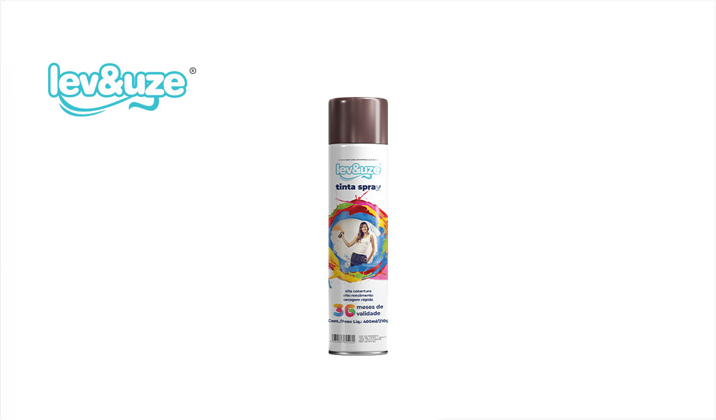 SPRAY LEV&UZE METALICO COBRE 400ML
