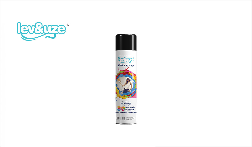 SPRAY LEV&UZE ALTA TEMP PR FOSCO 400ML