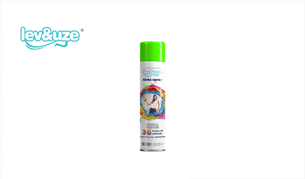 SPRAY LEV&UZE LUMINOSA VERDE 400ML
