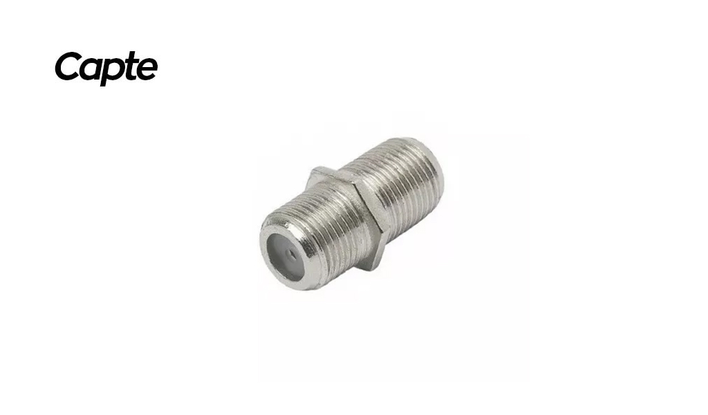 CONECTOR CAPTE EMENDA RG59 TIPO F SACO C/100