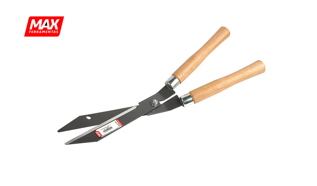 TESOURA MAX P/GRAMA 12” CB DE MADEIRA