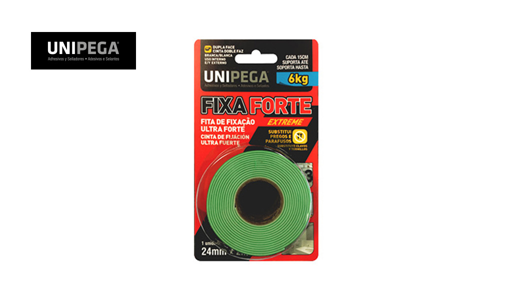 FITA UNIPEGA DP FACE FORTE EXTREM 24MMX2M