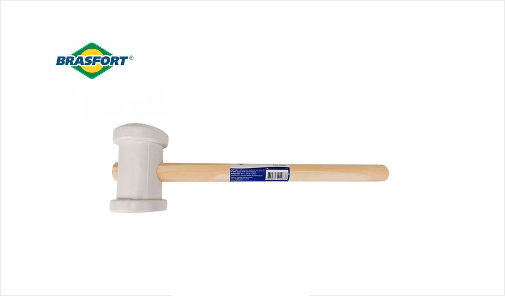 MARTELO BRASFORT DE BORRACHA  MED BR