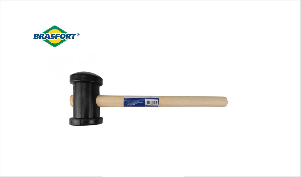 MARTELO BRASFORT DE BORRACHA   PEQ PR