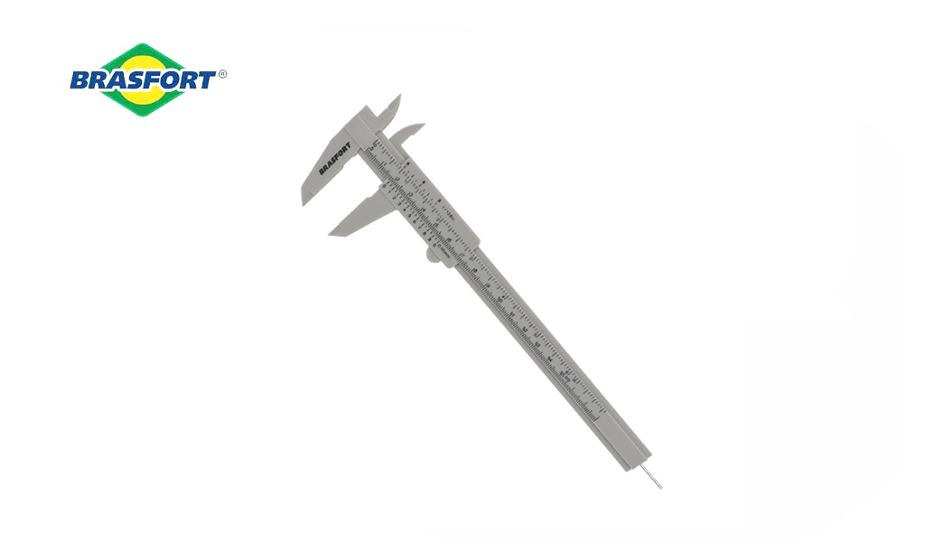 PAQUIMETRO BRASFORT PLASTICO 150MM