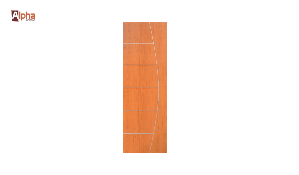 PORTA ALPHA MOGNO SEMI OCA FRIS 0,60X2,10