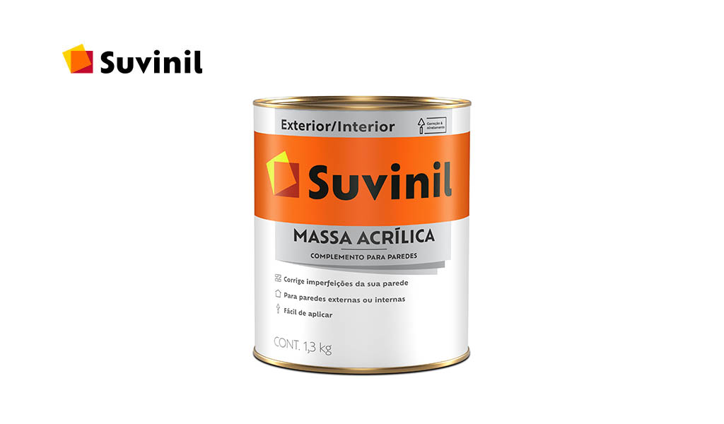 MASSA SUVINIL ACRILICA 1,3KG