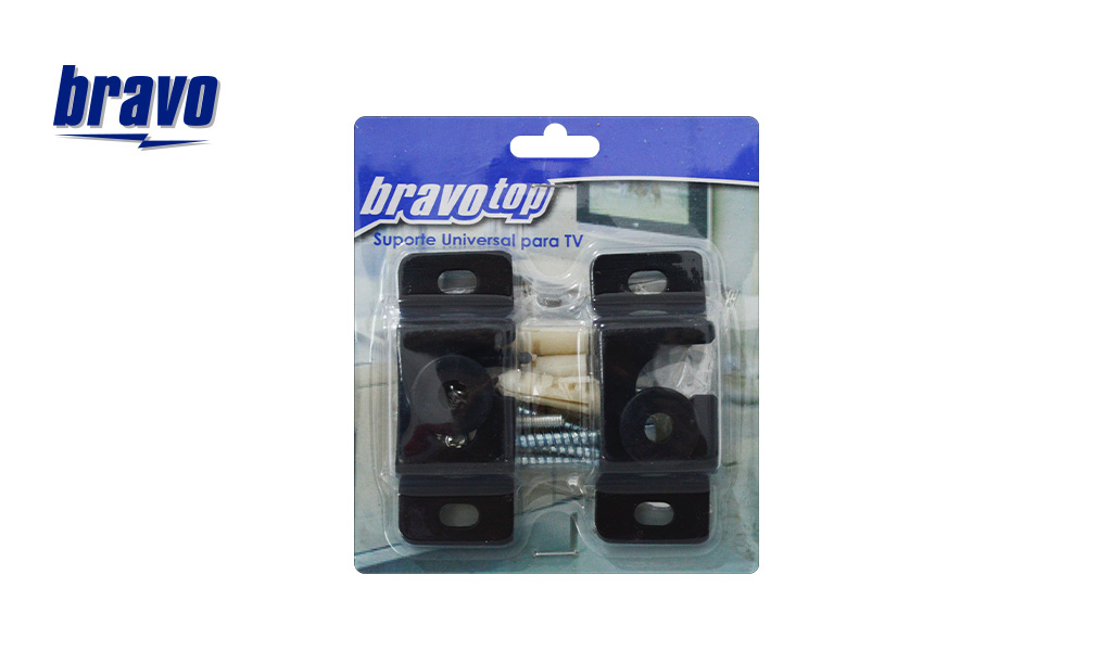 SUPORTE BRAVO P/TV FIXO SIMPLES 14” A 70”