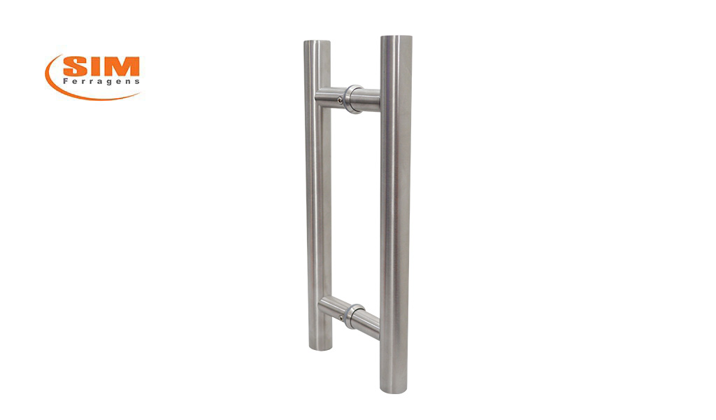 PUXADOR POWERFER ESCOVADO CILINDRICO 25X300X400MM