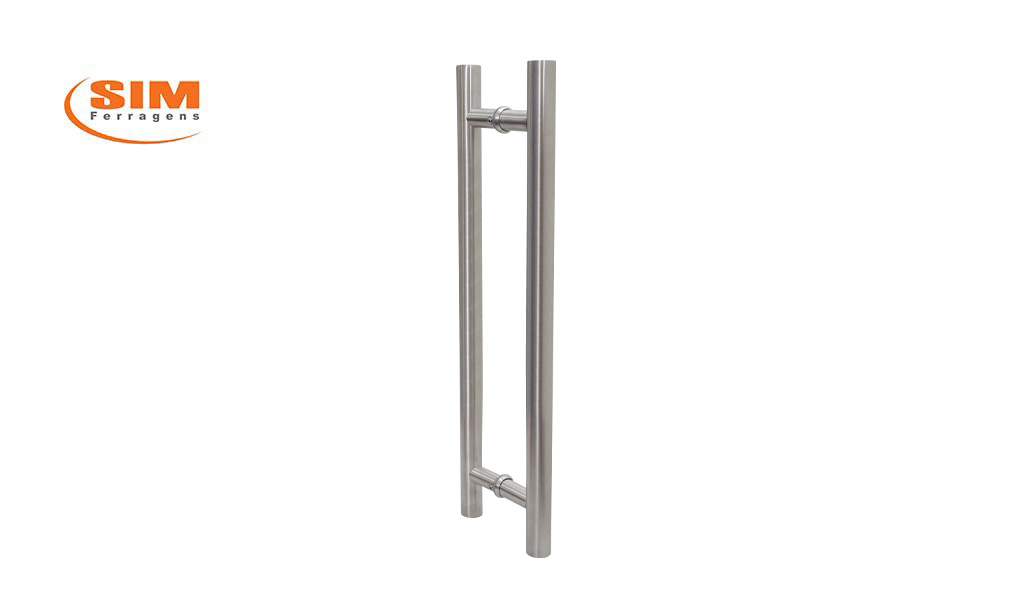 PUXADOR POWERFER ESCOVADO CILINDRICO  40X800X1000MM
