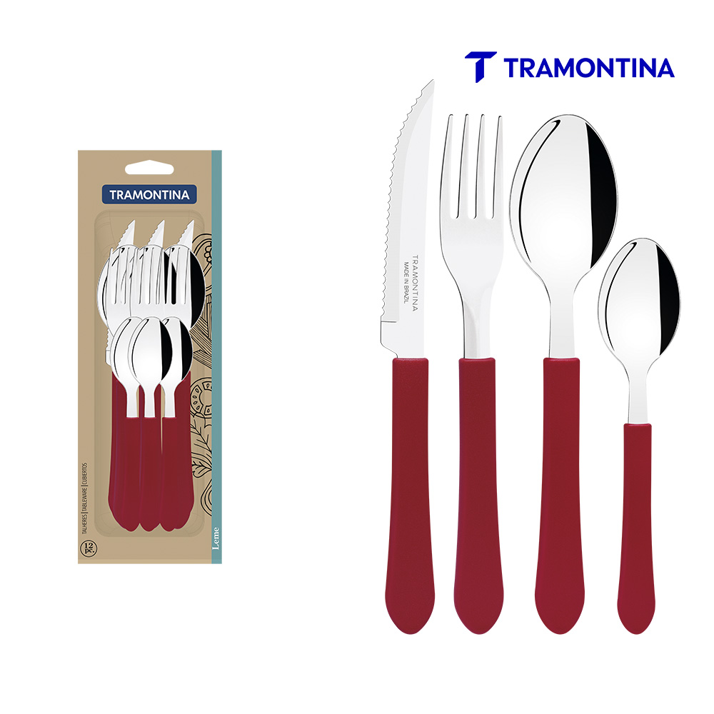 FAQUEIRO TRAMONTINA INOX LEME VM C/12