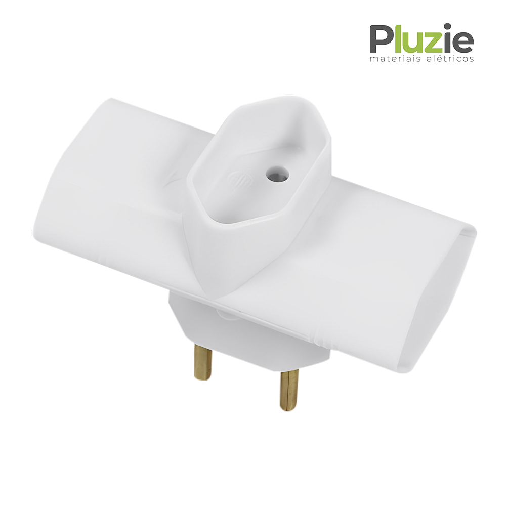 PLUZIE PLUG BENJAM 3 SD 2P 10A BR C/20