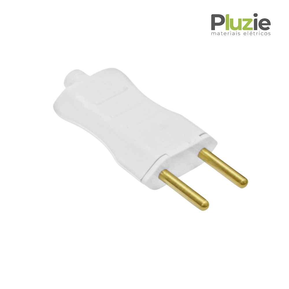 PLUZIE PLUG MACHO 2P 10A BR