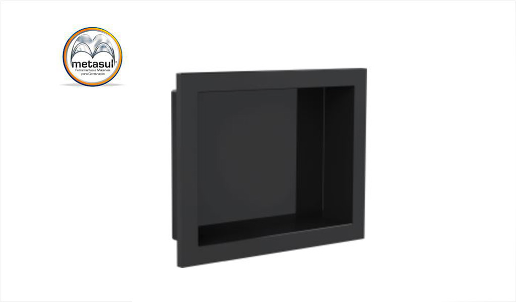NICHO METASUL DE PARED P/EMB 30X40 PR VUL