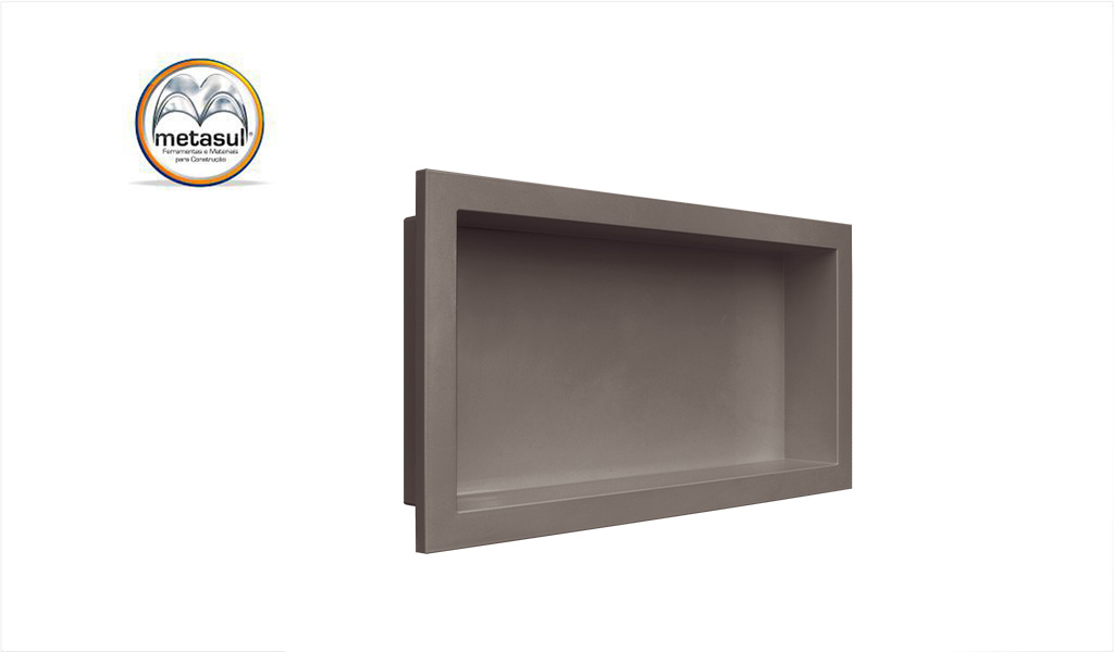NICHO METASUL DE PARED P/EMB 30X60 CAPPUC