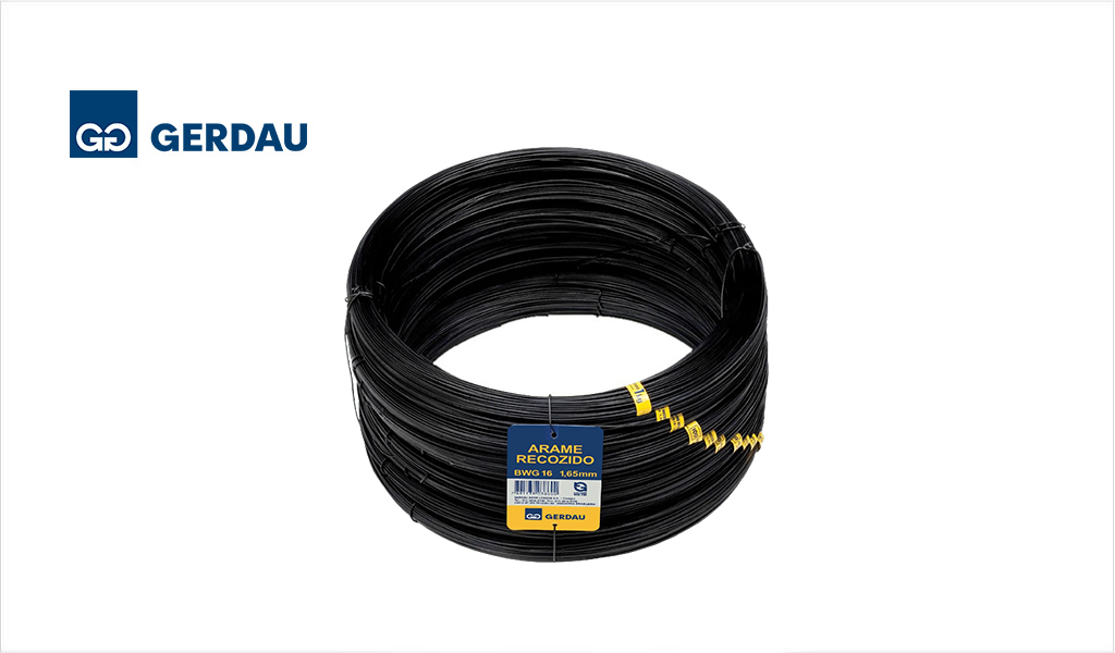 ARAME GERDAU RECOZ (BWG 18) 1,25MM C/35KG