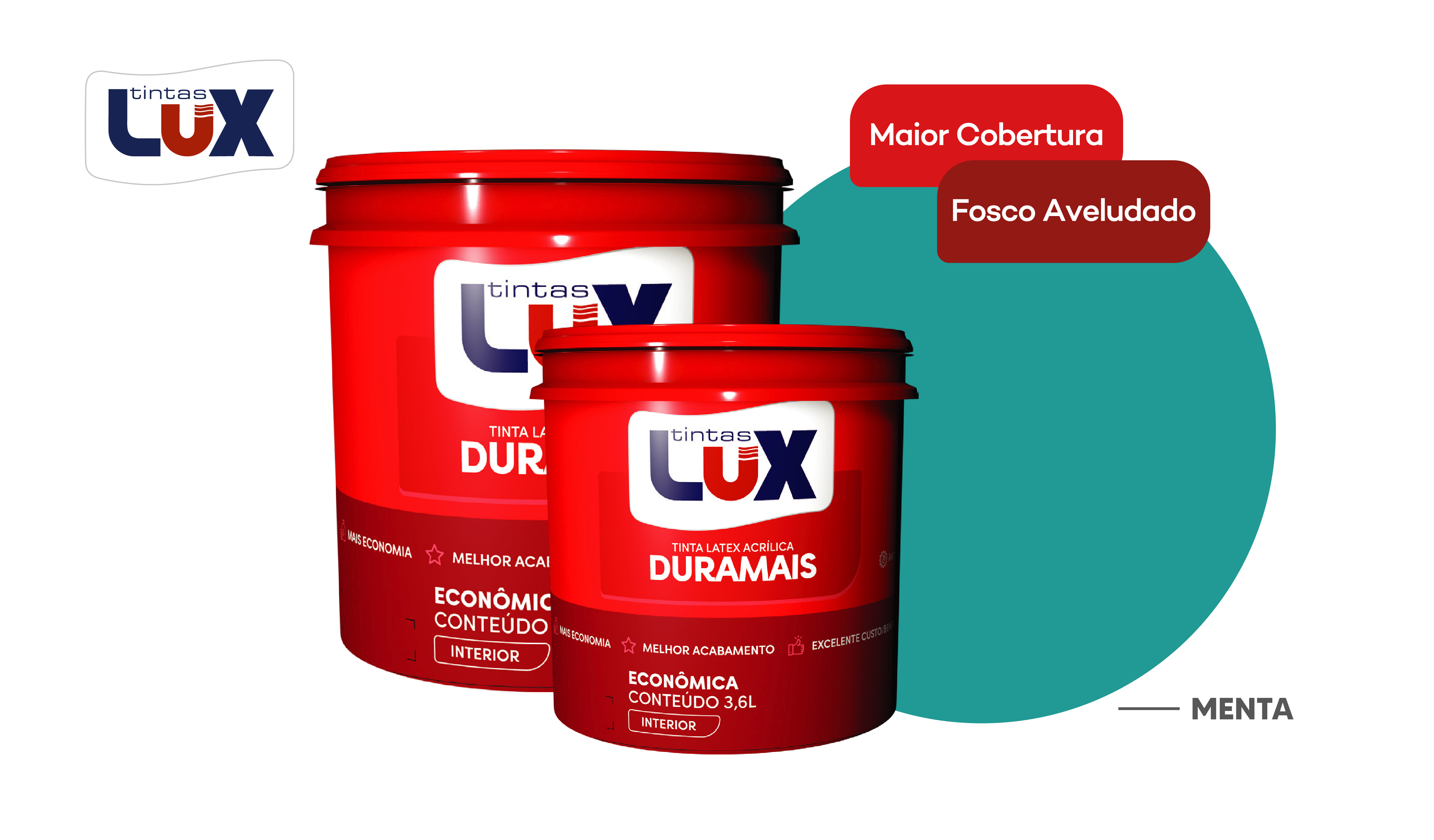 LUX DURAMAIS BALDE 15L MENTA
