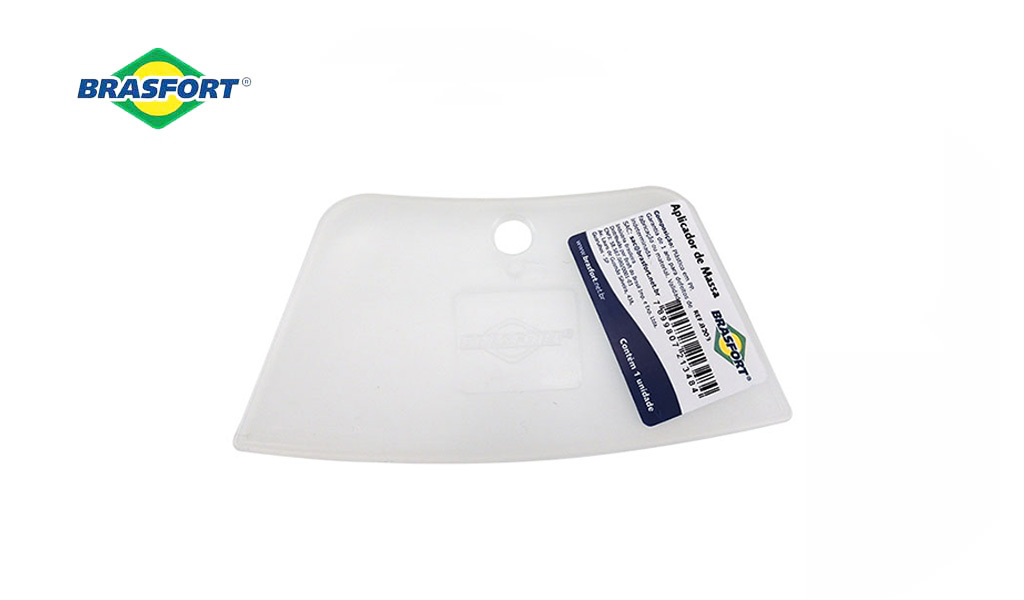 ESPATULA BRASFORT PLAST LISA P/MASSA