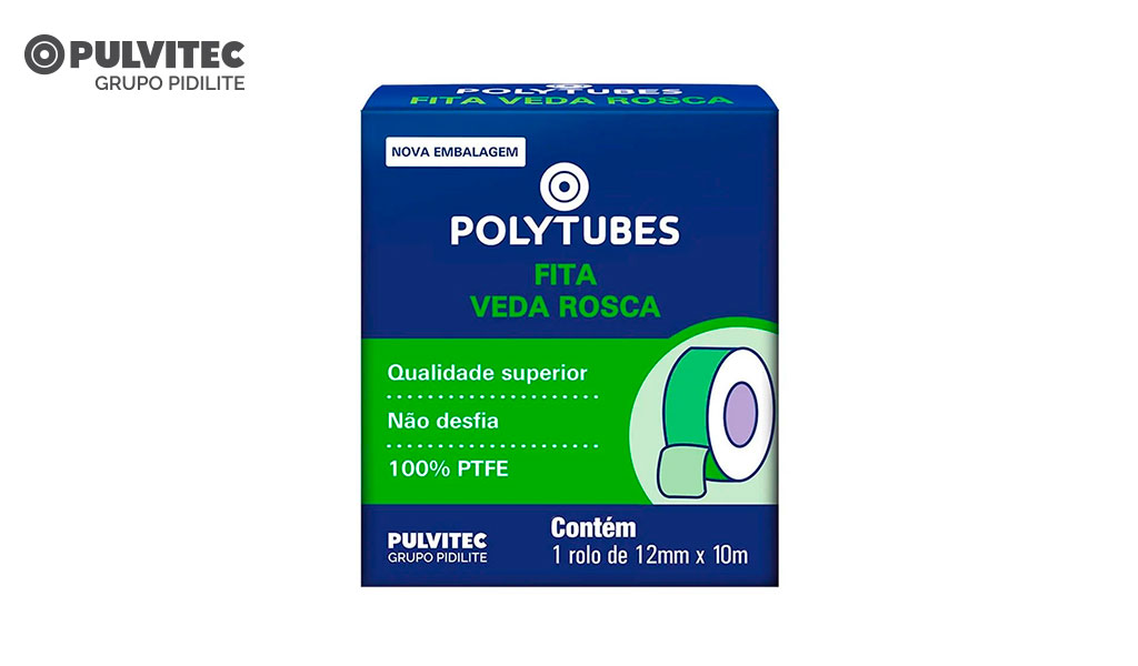 FITA POLYTUBES VEDA ROSCA 12MMX10M