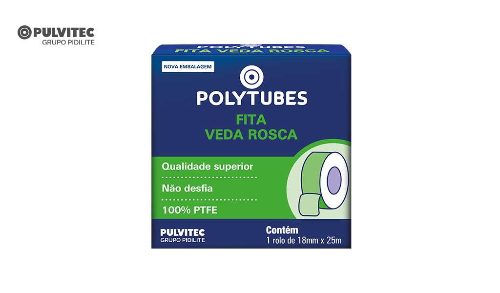 FITA POLYTUBES VEDA ROSCA 18MMX25M