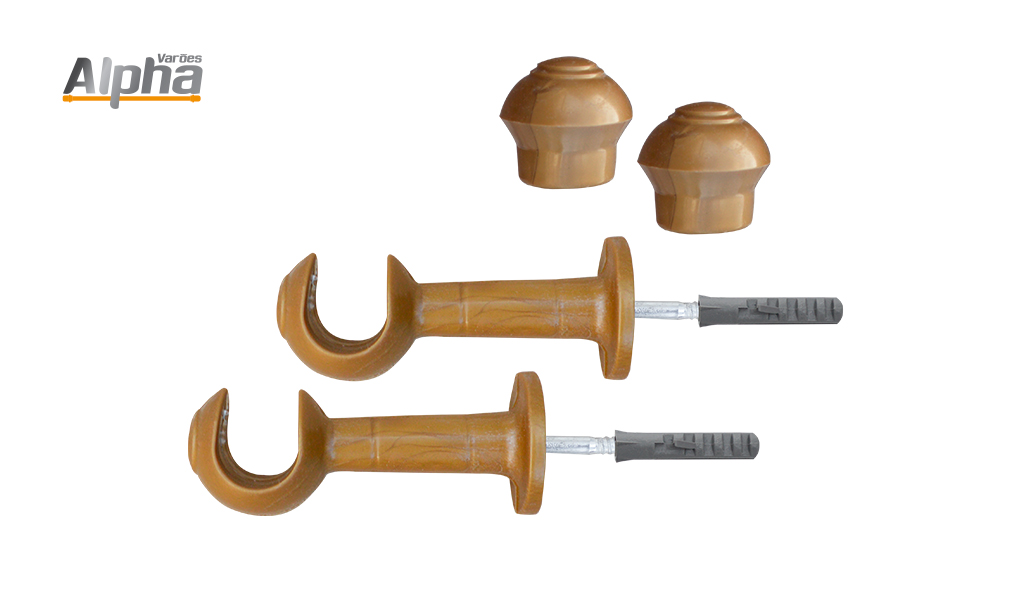 KIT SUPORTE ALPHA P/CORT 19MM OUR VELH