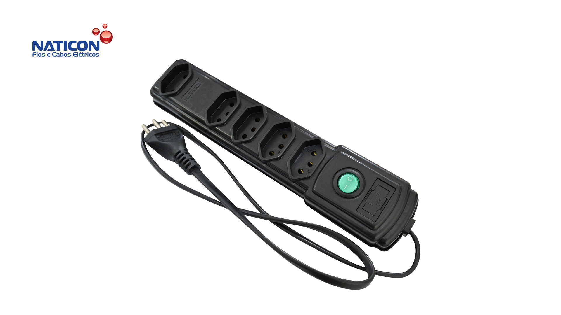 FILTRO DE LINHA NATICON 2P+T 5 TOM 1M PR