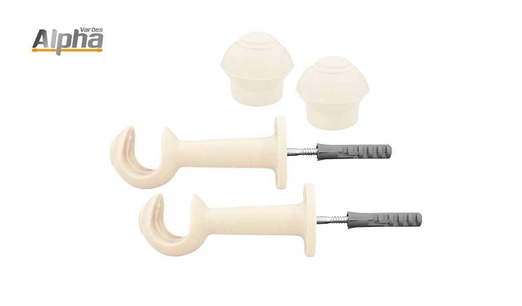 KIT SUPORTE ALPHA P/CORT 19MM PALHA