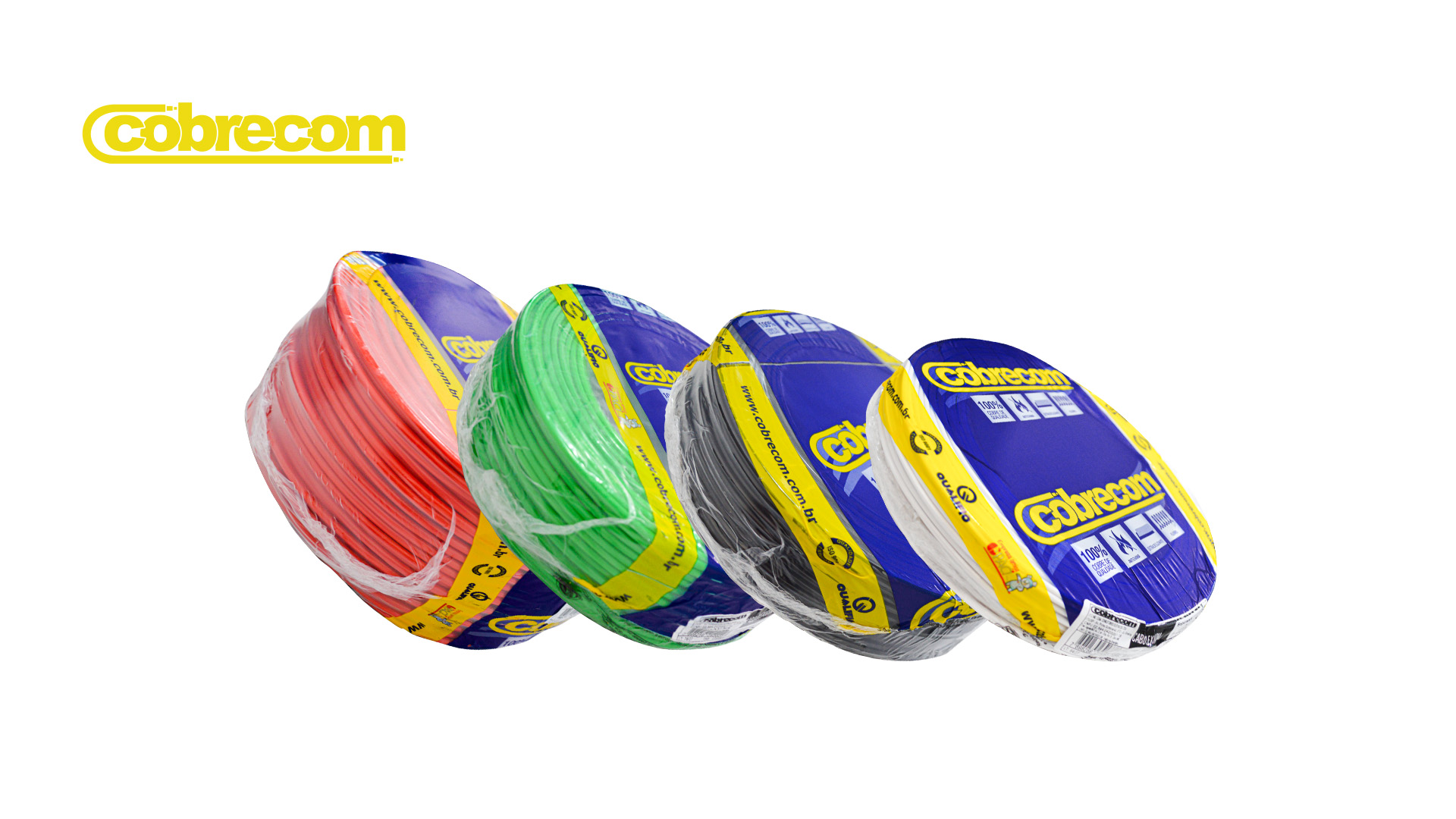 CABO COBRECOM FLEX 2,5MM 750V 100M VD