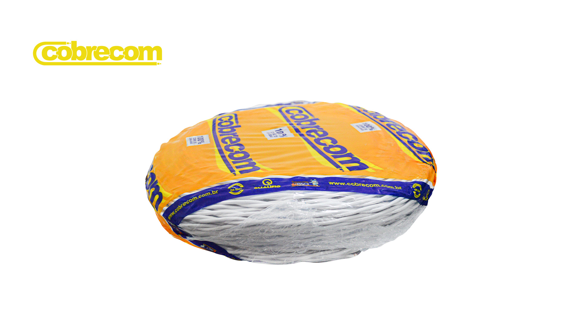 CORDAO COBRECOM TORCIDO 2X1,0MM 100M BR