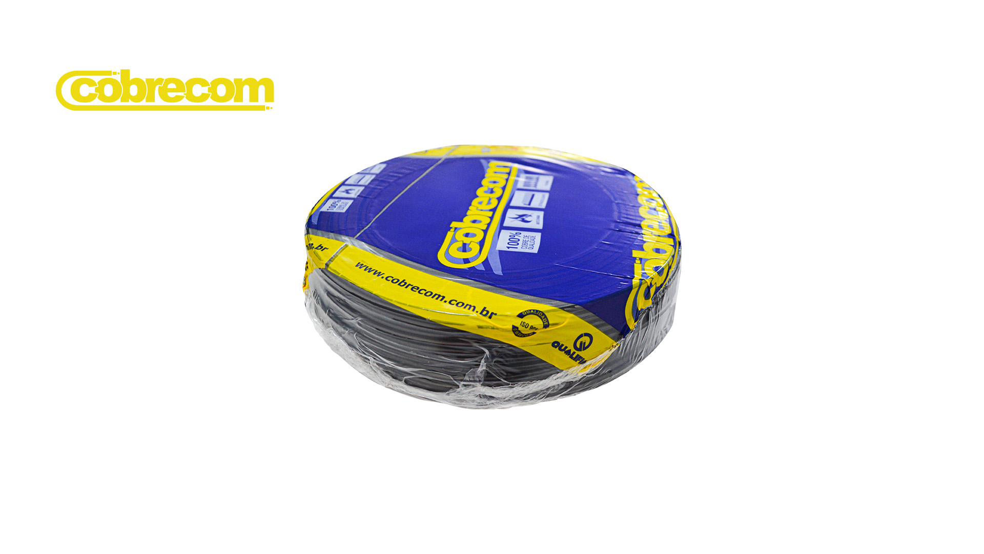CABO COBRECOM RIGIDO 10MM 1KV 100M VD