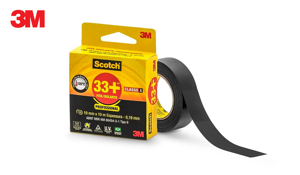 FITA 3M SCOTH ISOLANTE 33+19MMX10M PR