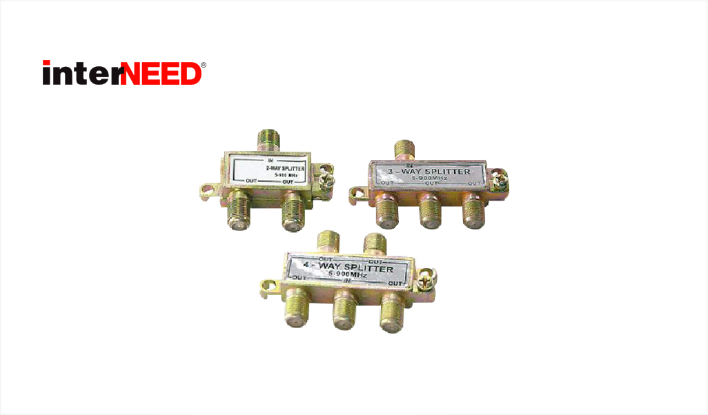 DIVISOR INTERNEED ANT 1:3 P/CB COAX C/10