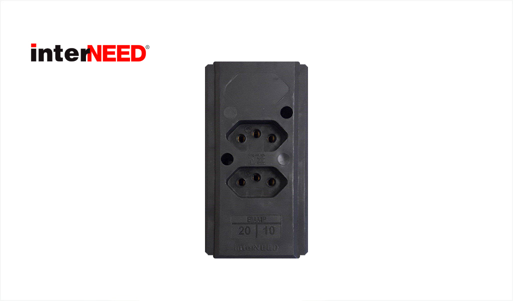 TOM INTERNEED BARRA 2TM 2P+T 10A/20A PR