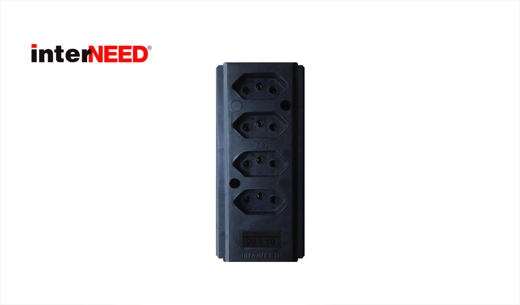TOM INTERNEED BARRA 4TM 2P+T 10A/20A PR