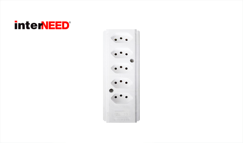 TOM INTERNEED BARRA 5TM 2P+T 10A/20A BR