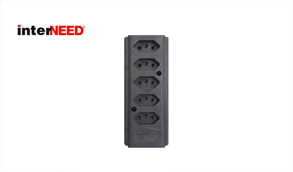 TOM INTERNEED BARRA 5TM 2P+T 10A/20A PR