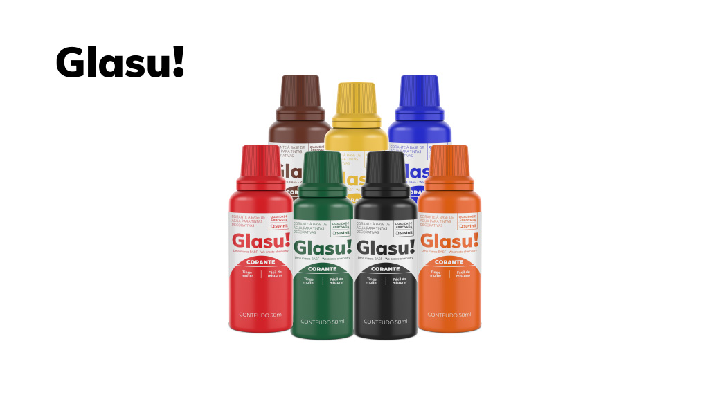 CORANTE GLASU 50ML LARANJA
