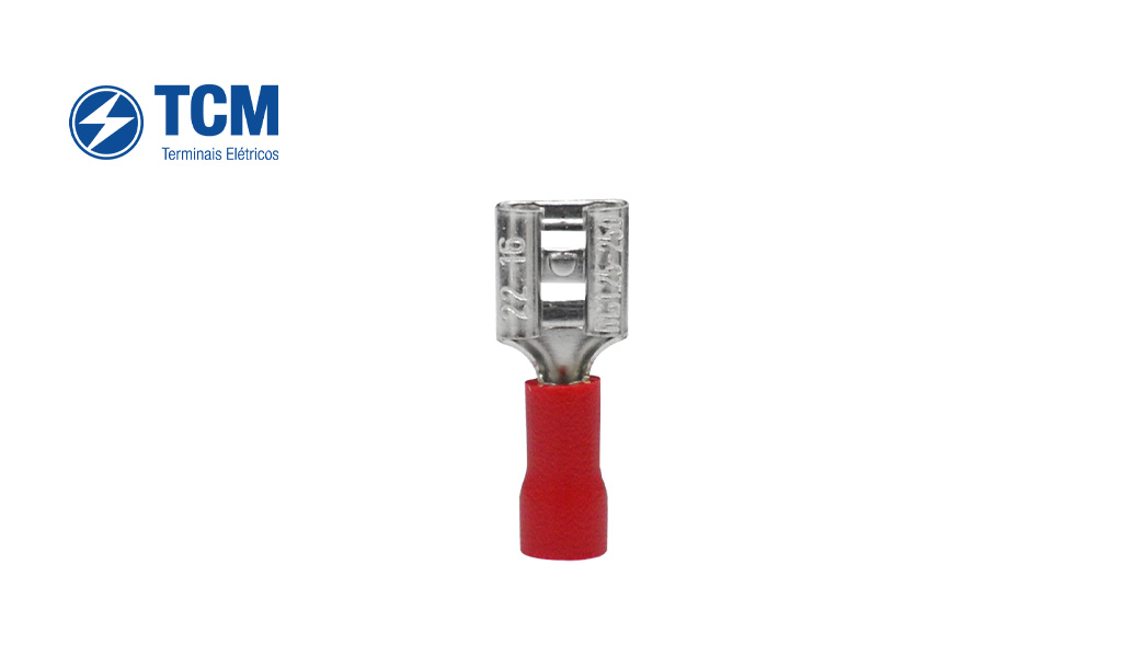 TERMINAL TCM FEMEA PI 0,5-1,5MM VM C/100