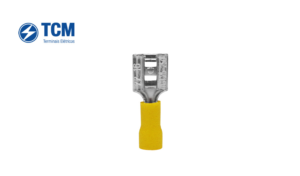 TERMINAL TCM FEMEA PI 4,0-6,0MM AM C/100