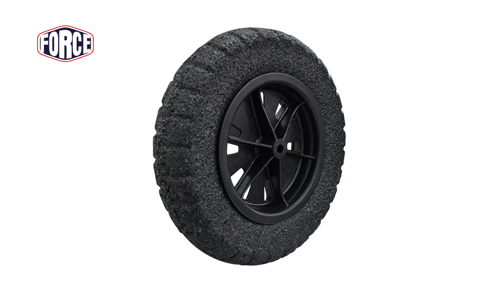RODA FORCE C/PNEU MACICO EXTRA FORTE 3.50X8 12MM