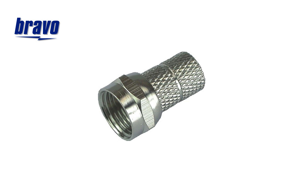 CONECTOR BRAVO TV COAXIAL MACHO 